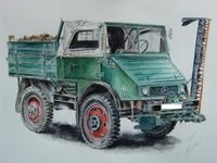 2010-08-21 Unimog Aquarell, K